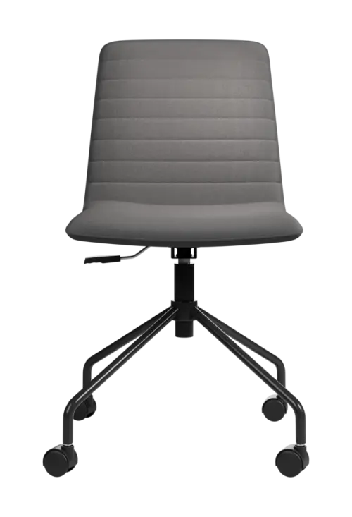 ARCA MOVE BLACK, židle kancelářská, látka šedá